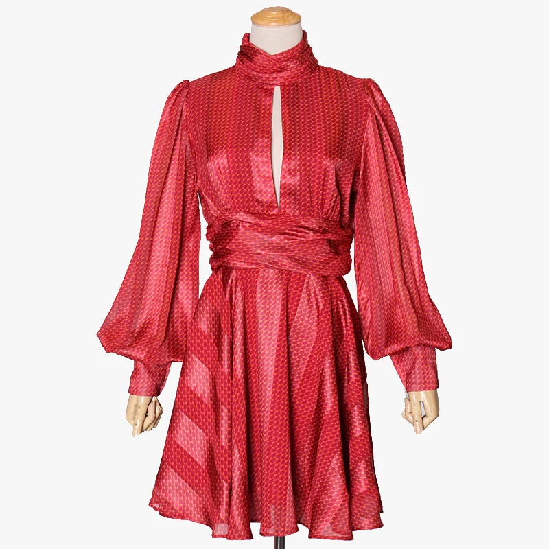 

Wholesale Female Clothing Long Sleeve Knee Length Ladies Casual Cloths Dress Woman