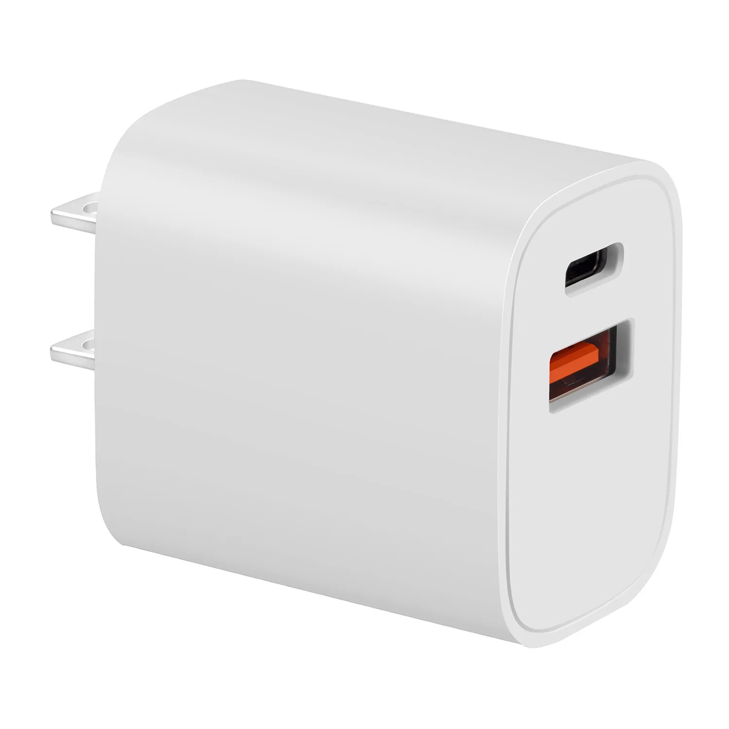

US flat pin CE certificated USB wall charger US PD 3.0 20W charger for iphone