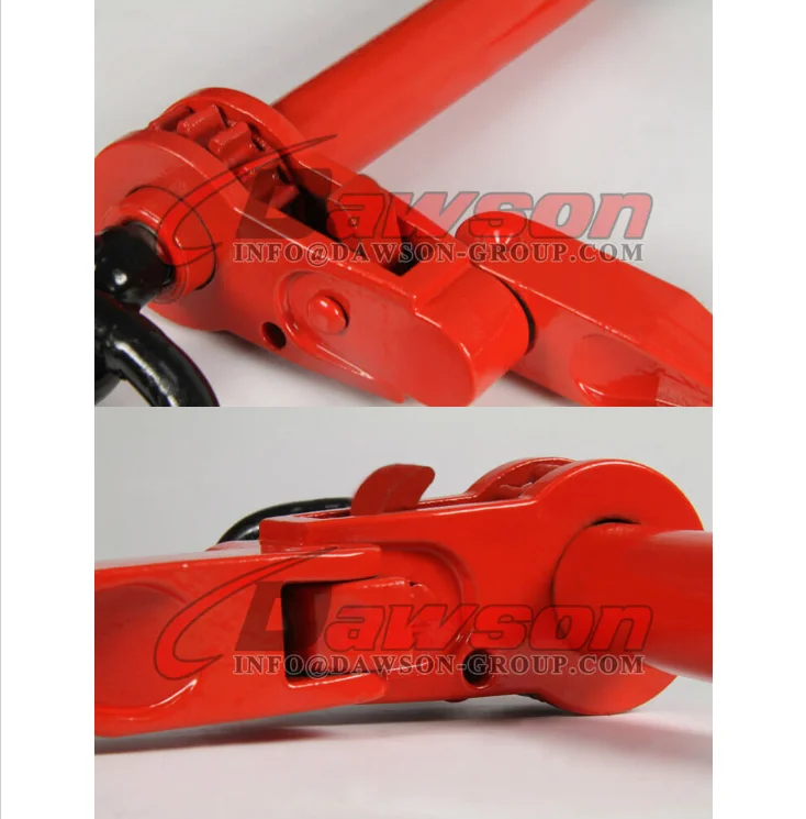 Folding Handle Ratchet Binder with Eye Grab Hook for Chain Size 5/16''- 3/8'' WLL 7100LBS