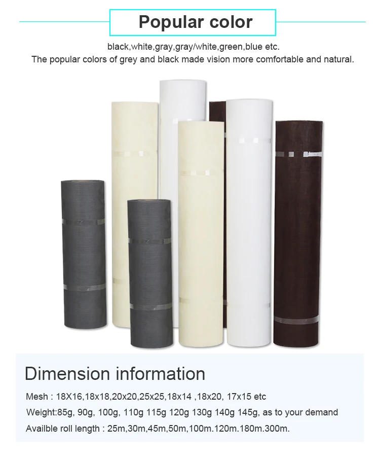 fiberglass windows screens/roll up window screen