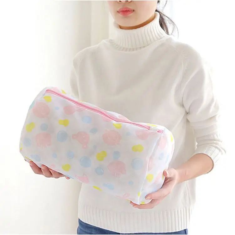 

Wholesale polyester portable foldable large waterproof cloth travel custom wash laundry bag