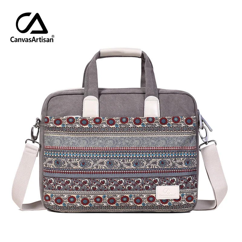 

High Quality canvas laptop bag women handbag notebook bag