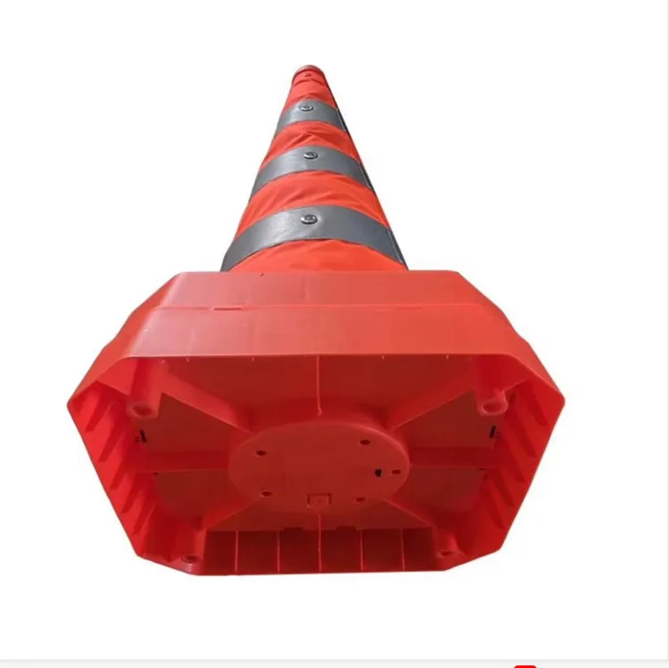 LED Flashing Warning Light Portable Foldable Expandable Safety Cone Retractable Road Cone Collapsible Traffic Cone