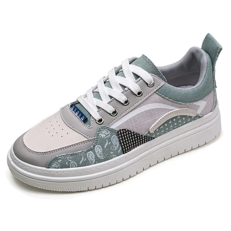 

Customized Comfortable Lining Mesh Breathable Men's Fashion Sneakers Running Canvas Shoes