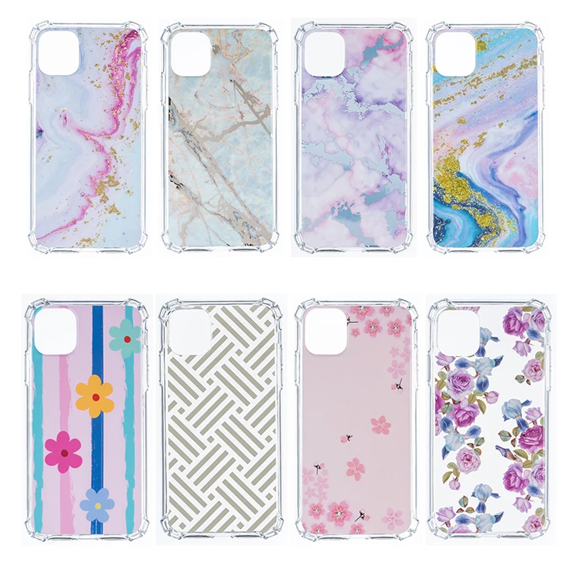 

Fashion Skin Feel TPU Phone Case Printed Four Corner Shockproof Custom Mobile Phone Case For iPhone Online, Multi