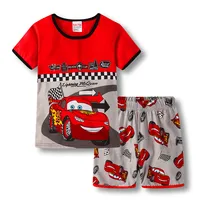 

Best selling Guangzhou new fashion children pyjamas cartoon kids boy sleepwear