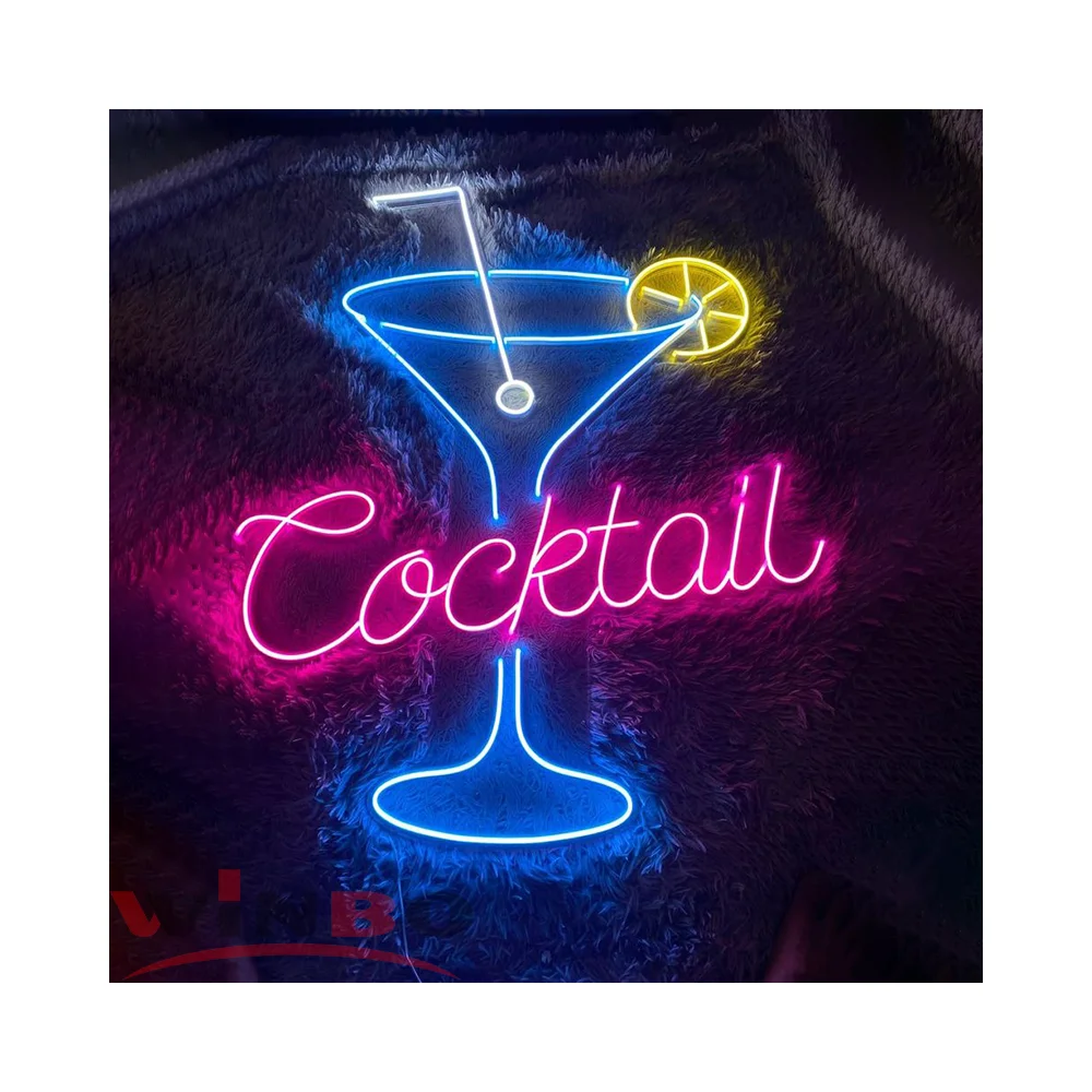 Free Custom Led Neon Light Name Neon Sign Happy Birthday Neon Sign Custom Drop Shipping Acrylic bar Led Neon Sign Led logo Light