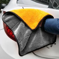 

Custom 800gsm micro fiber cleaning cloth for plush thick car waxing polishing wash towel