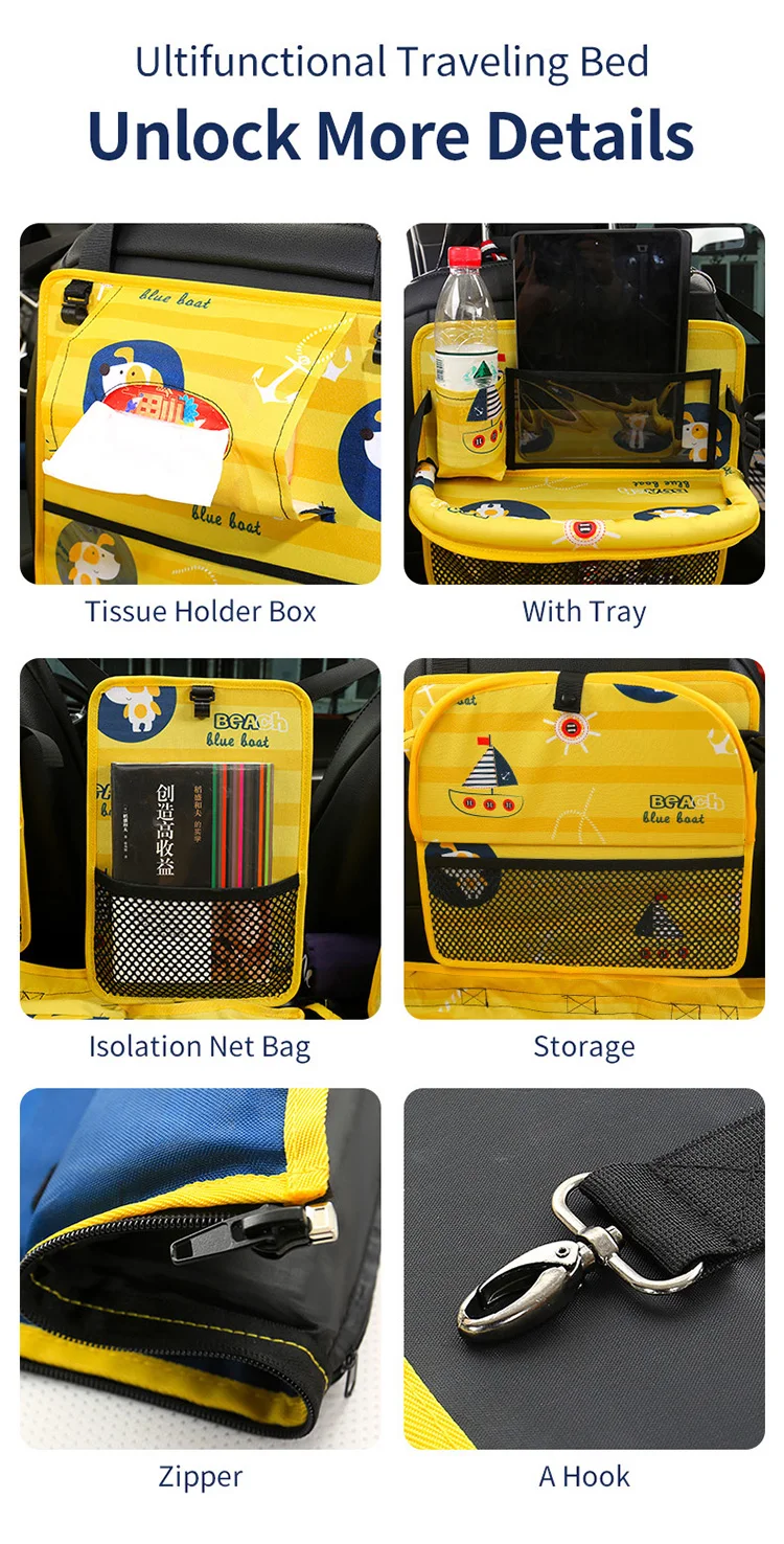 Foldable Rear Seat For Car Bed Back Seat Sleeping Pad Travel Bed