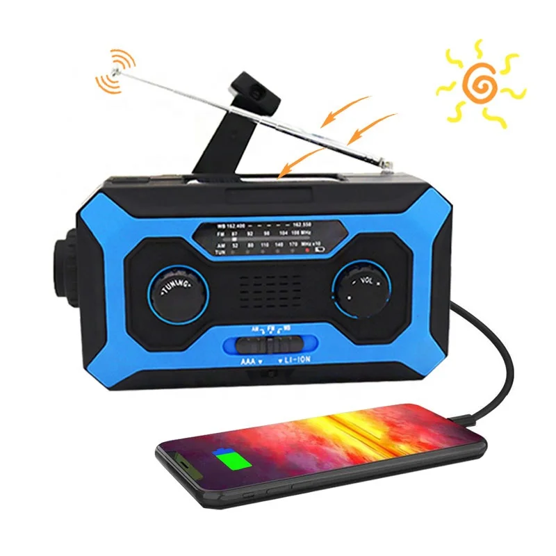 

Best Portable Hand Crank Am/Fm/Noaa Solar Dynamo Radio With Led Flashlight, Customized