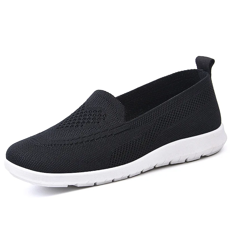 

Fashion woven Upper Breathable Thick Bottom Women Sport Running Shoes, 4 colors