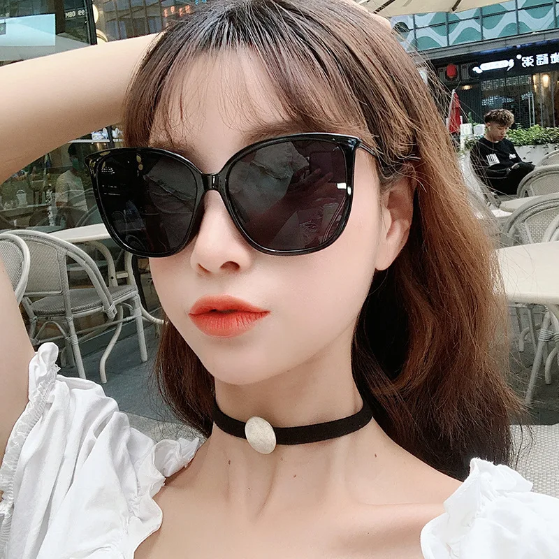 

2020 fashion new big square Sunglasses Women and men summer transparent colorful sun glasses