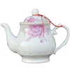 800ml Ceramic Teapot Fine Bone Porcelain Kettle Butterfly Dance Teapot Ceramics