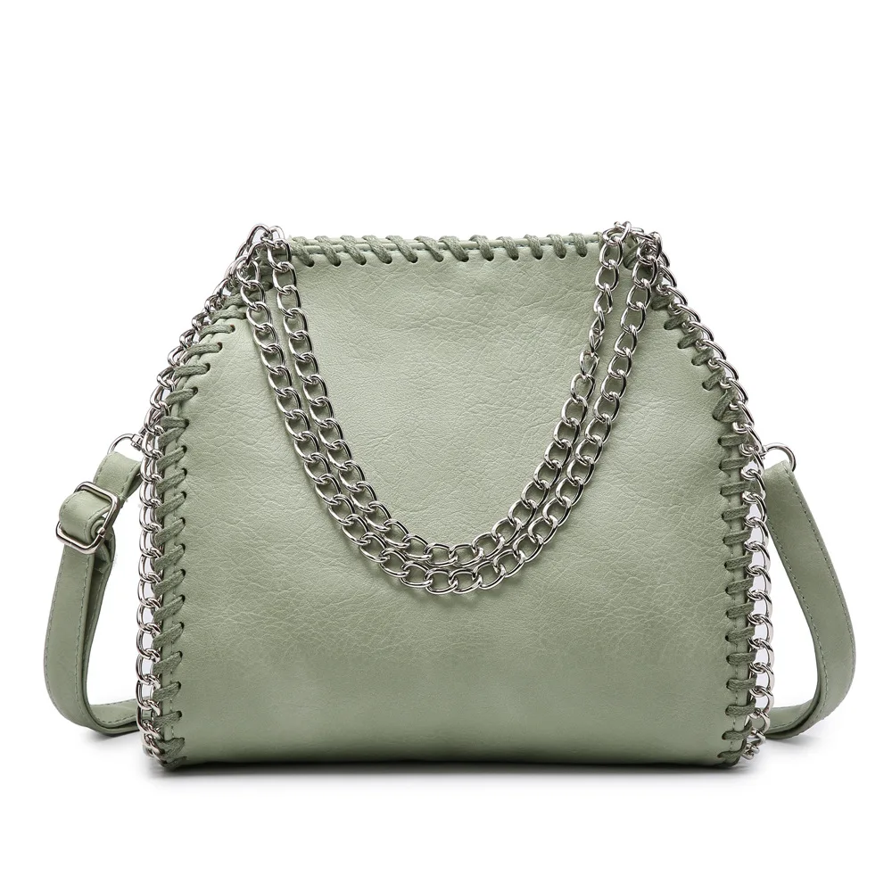 

Vintage Chains Casual Tote Shoulder Crossbody Bag Handbags For Outdoors Shopping