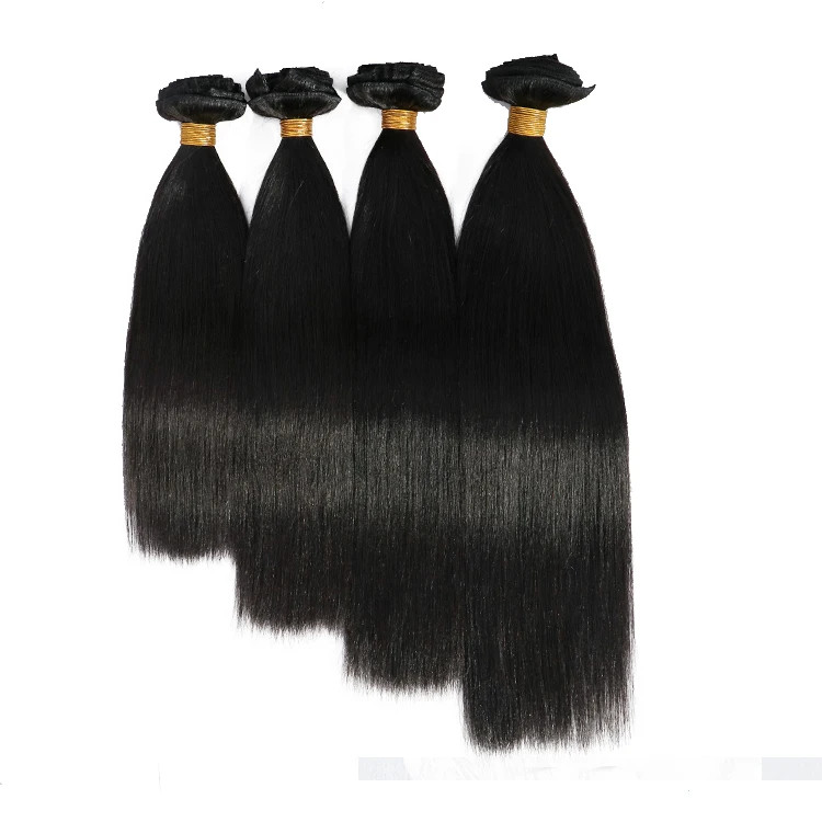 

High quality unprocessed grade 12A natural wave raw hair clip ins, All colors