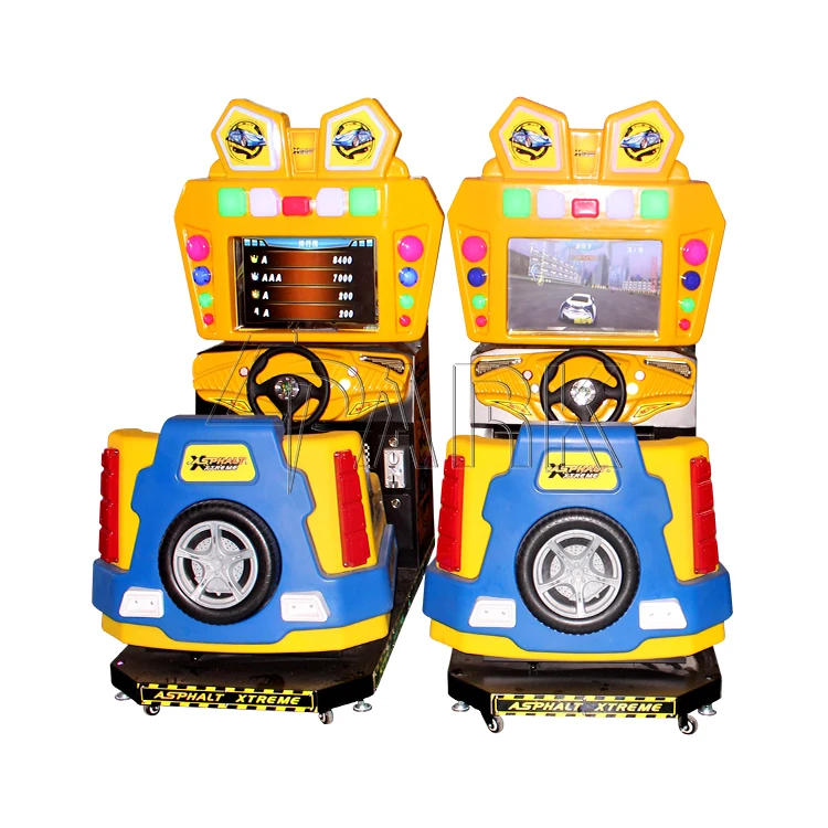 

China Manufacturer Kids Ride Electric Car Racing Car game machine coin operated for playground rental