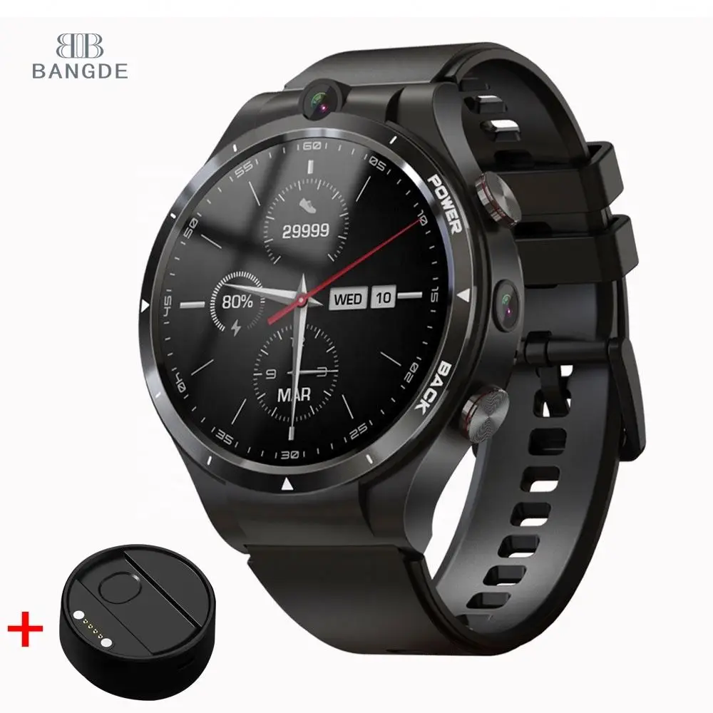 

New LEMFO LEM15 4G Smart Watch 4GB RAM 128GB ROM 4G SIM Card WIFI GPS Android 10 Men Big Screen Smartwatch 2021