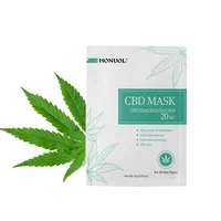 

Private Label Deep Repair Anxiety Stress Reduction 20MG CBD Facial Mask Natural Hydrating Hemp CBD Oil Face Mask Sheet