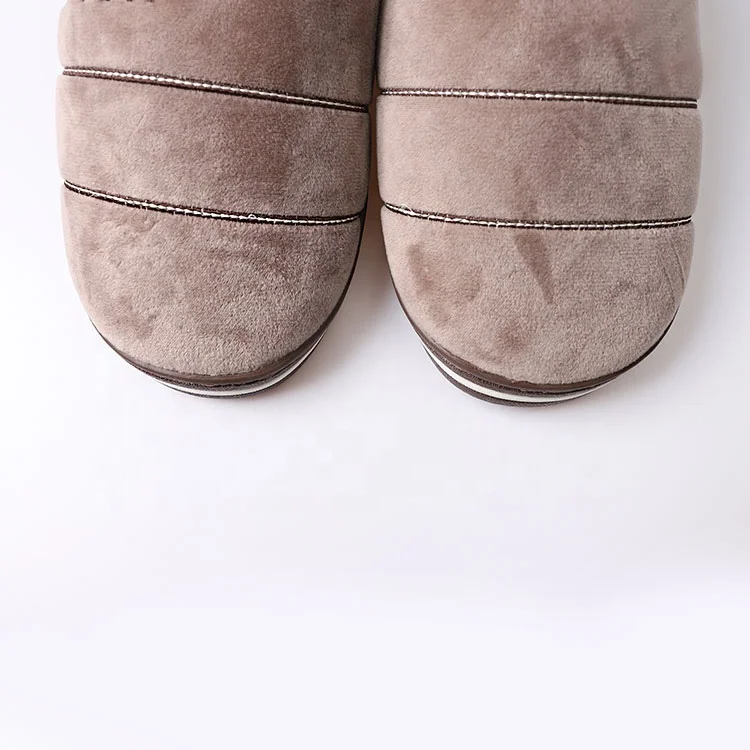 

Men Indoor Slippers Home Anti Slip Winter Soft Warm Slippers, Red