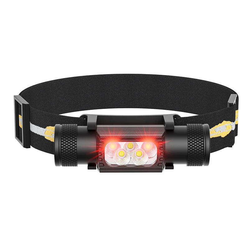 

High Power Headlamp SST20 2200LM Head Flashlight 5LEDs Headlamp Flashlight for Hiking Camping Riding Fishing Hunting