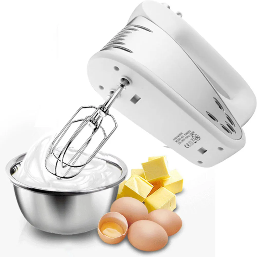

Multi-function household electric hand-held eggbeater Mini hand mixer Cream baking cake and dough maker EU BS Standard