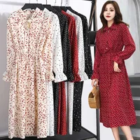 

Wholesale chiffon floral print casual dress women
