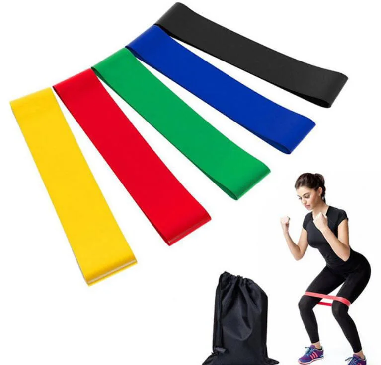

High Quality Elastic Resistance Band 5 Level Fitness Yoga Elastic Resistance Band