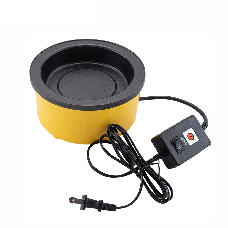 

Adjustable Temperature Hot Melt Glue Stove Melting Keratin Glue Grain Glue Pot PTC Melt Furnace For Hair Extension, Yellow