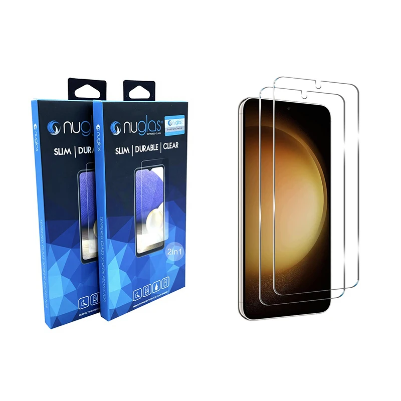 

Nuglas Factory New 0.2mm 2.5D 9H Tempered Glass For Samsung Galaxy S24 Ultra Clear Screen Protector 2PACK