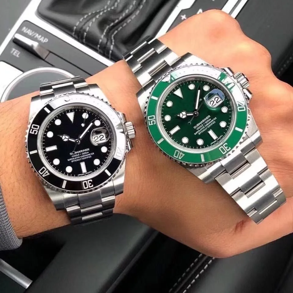 

Top Quality Men Automatic Stainless Steel Night Vision Sapphire Mirror Mechanical Watches Glass Luxury Watches Divers' Watches