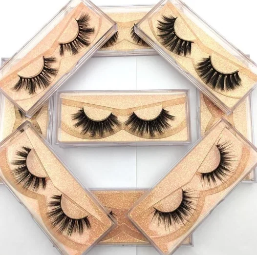 

Cruelty Free Real 3d Mink Eyelashes Vendor eyelash packaging box Free Sample Thick 25mm Mink eyelash brush, Black color