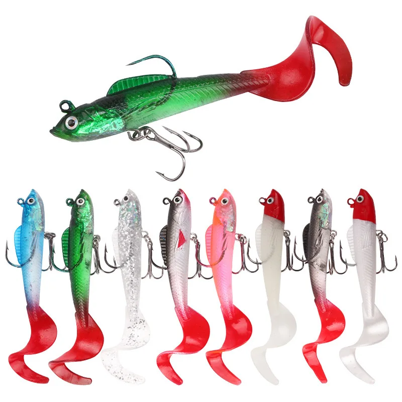 

Factory Wholesale Saltwater Fish Lure with Treble Hook Seawater Fishing Jig Baits Lure, 8colors