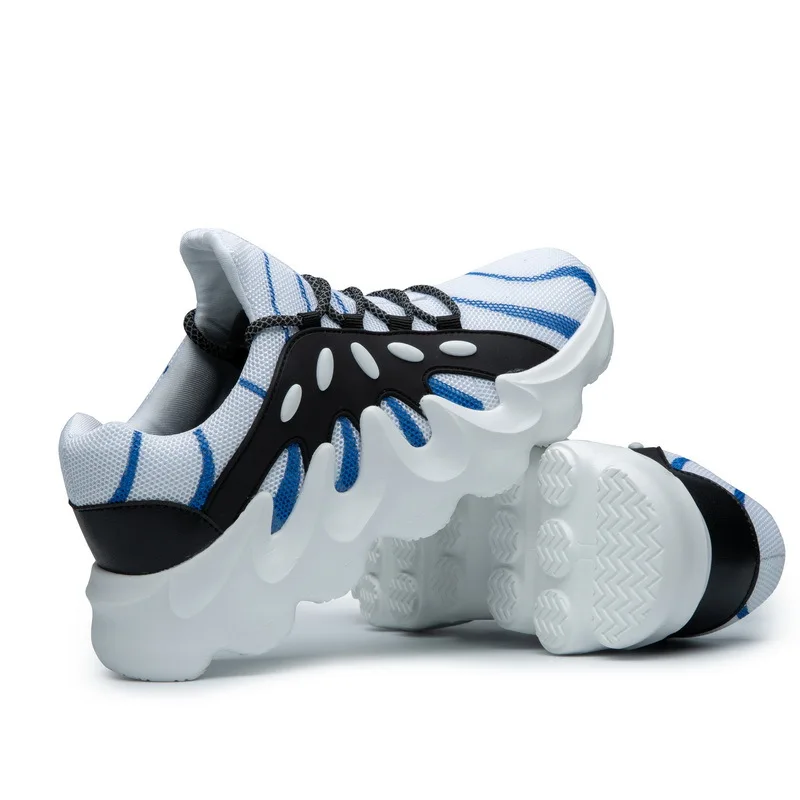 

Cheap wholesale Light Breathable Trend White Non-slip Sneakers men's sports shoes, Customerized