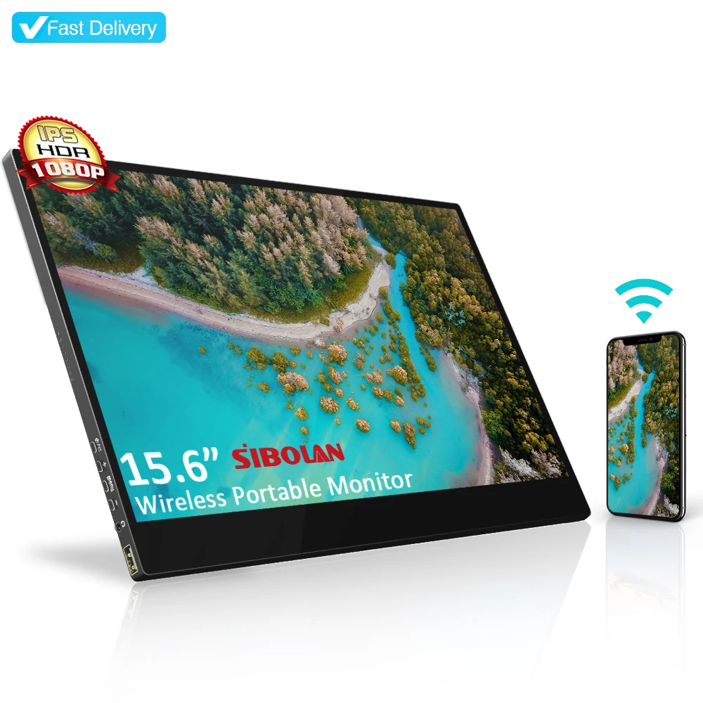 

SIBOLAN Factory Supply Usb Small portabl display monitor  portabl touch screen monitor