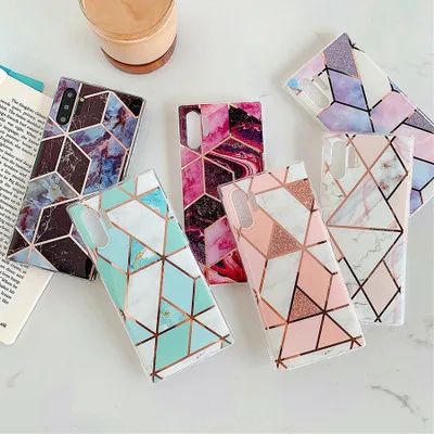 

marble Case For Samsung Galaxy Note 20 10 S9 S8 S10 S20 FE Ultra Plus A10 A20 A30 A50 A70 A30S A51 A71 5G A31 A41 Case Cover