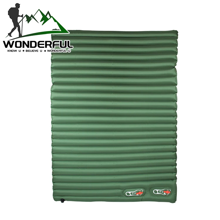 

Custom Travelling Customize PVC Outdoor Camping Double Foldable Air Bed Inflatable Mattress