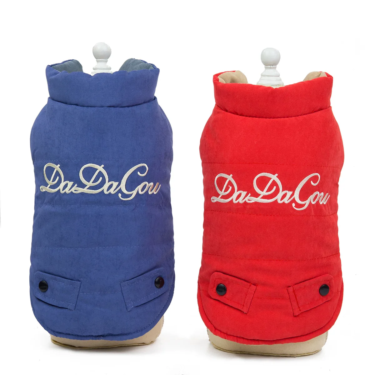 

HY She Pet Clothing Wholesale Dog Clothes With Private Label Winter Fashion Simply Pet 2021, Dark blue, red, light blue, army green