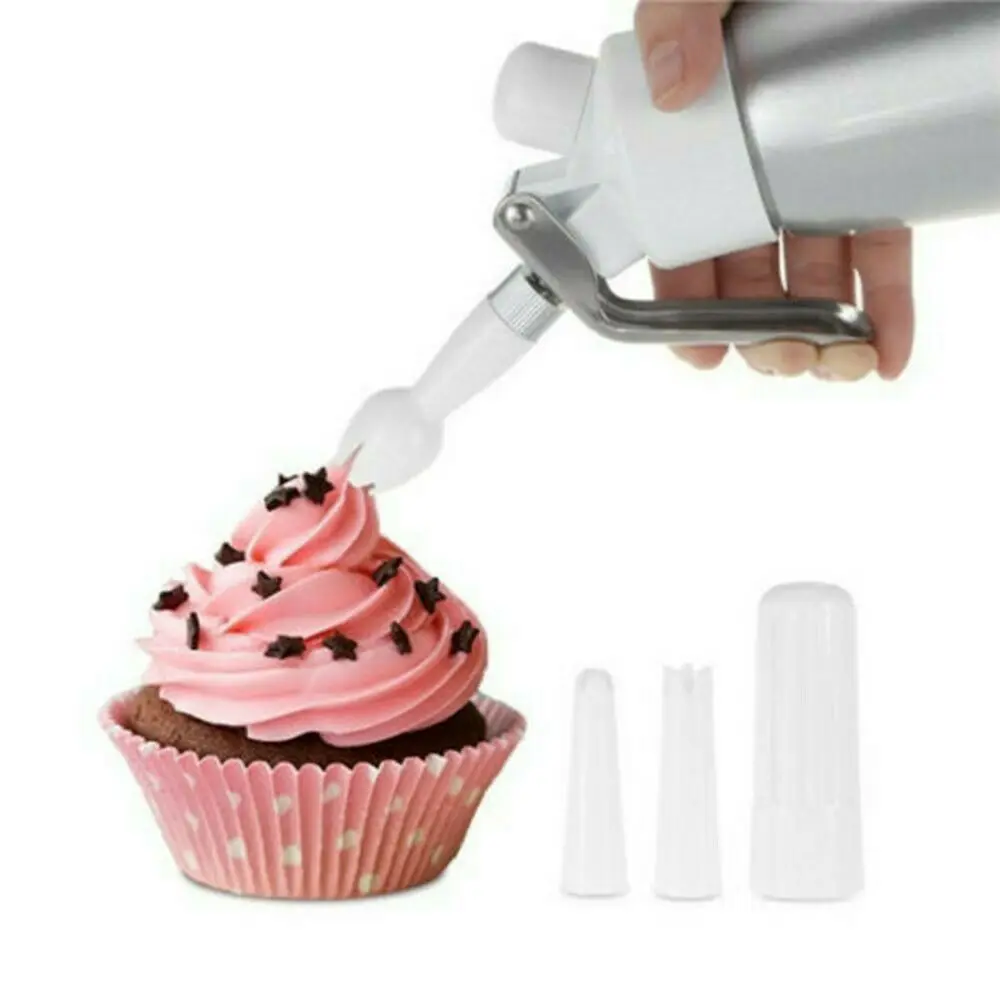 
500ml Whipped Cream Butter Dispenser Whipper Foam Maker Stainless Steel Professional Cream Gun Maker Durable Safe 