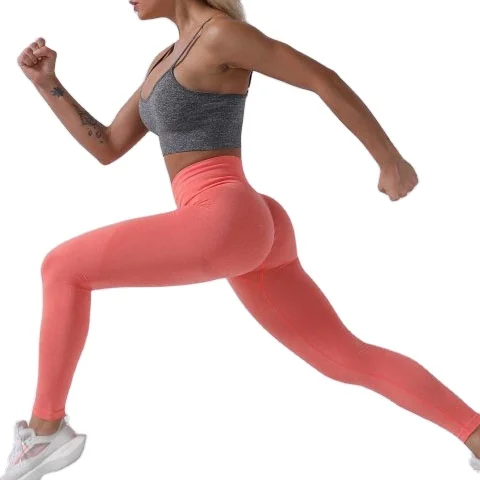 

XIUYU explosive sports sweat-absorbing and quick-drying organic fabrics seamless training yoga pants, Customized colors