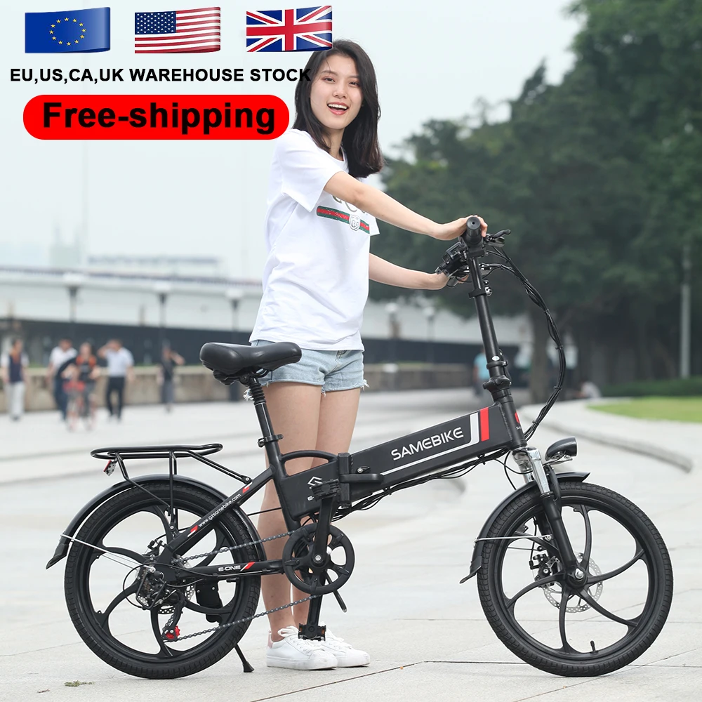 

Overseas Warranty SAMEBIKE 48V 350W 20LVXD30 folding high speed 20 inch foldable city ebike