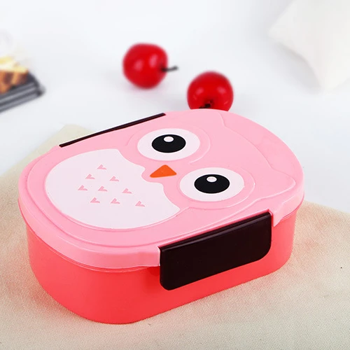 

Cartoon Lunch Box Owls Bento Lunch Container Food Box For Kids, Customized color