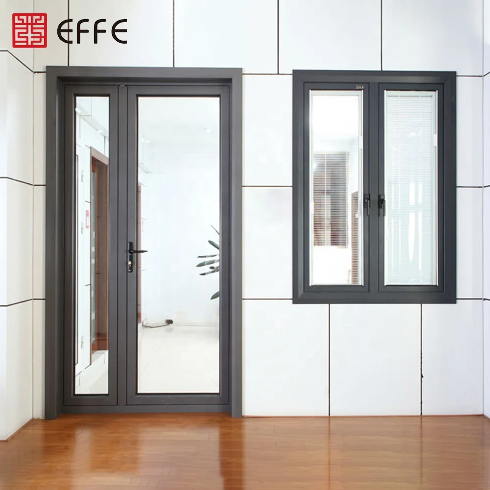 
high quality brilliamce aluminium alloy broken bridge doors and window designs for house made in china 