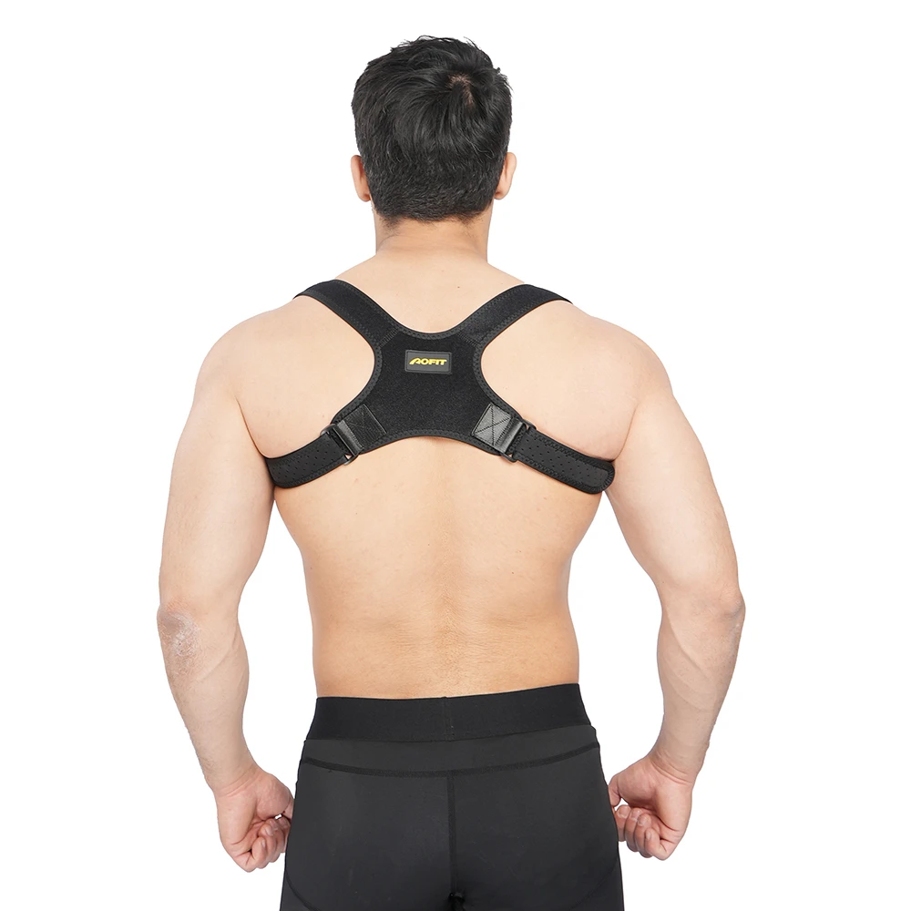 

High quality can be custom back posture corrector shoulder neck posture corrector, Black