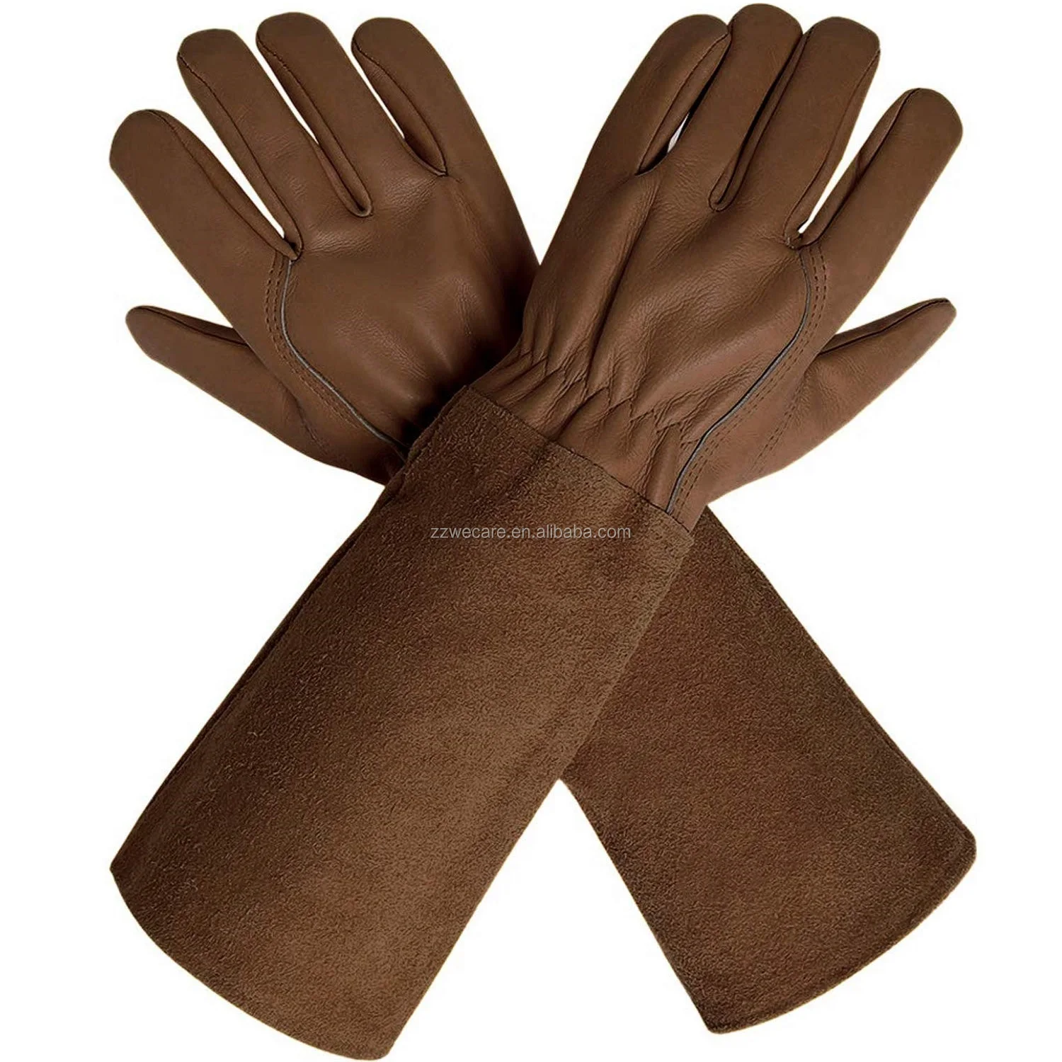 Premium Thorn Proof Gardening Gloves with Long Gauntlet Sleeves for Men & Women 