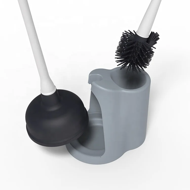 
New Style Hot Sell Plastic Toilet Brush Set Toilet Bowl Brush And Plunger 