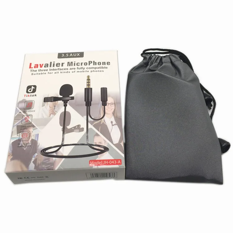 

3.5 Collar-clip Microphone Mini Recording K Song for Outdoor Eating and Playing
