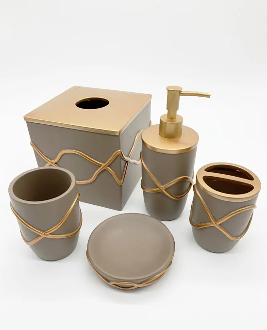 Qiteriluxury Hotel Bathroom Accessories Set 6 Pieces Hot Selling Buy