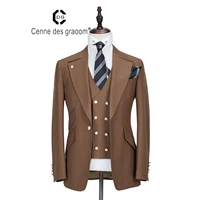 

Wholesale price Perfect quality wool fabric Slim for man suit men's long suits for sale set