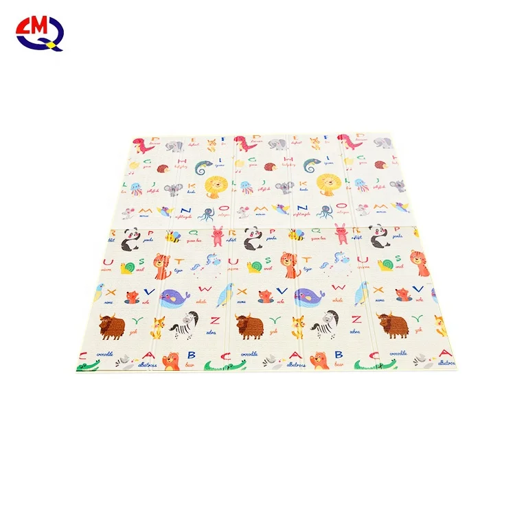 
non-toxic xpe cute pattern baby play mats kids infant crawling mats for game 