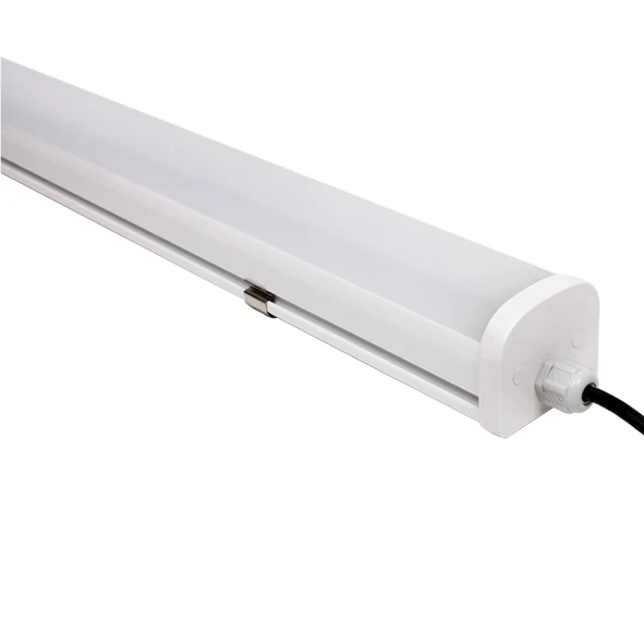 1.2m 1.5m 0.6m ceiling batten 18w 36w 60w led triproof linear light factory ip65 fixture pc material with cheap price